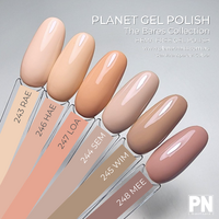 Planet Nails Bares Collection (RAE 243, HAE 246, LOA 247, SEM 244, WIM 245, MEE 248)