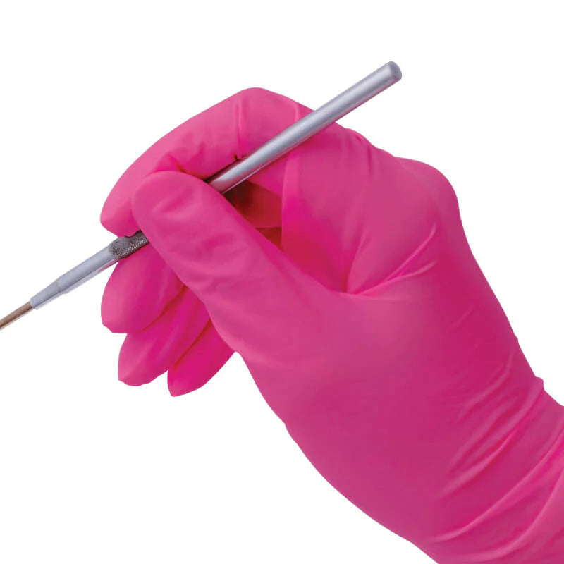 Nitrile Gloves Pink 200 Pack