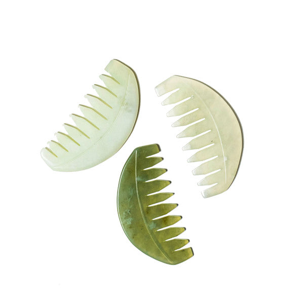 Jade Scalp Comb