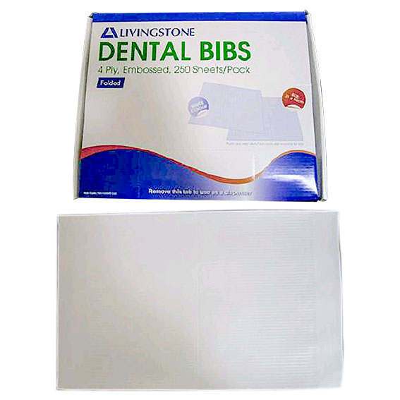 Dental Bibs 31cm x 50cm - 50 Pack