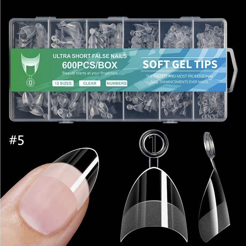 Soft Gel Tips 600/box