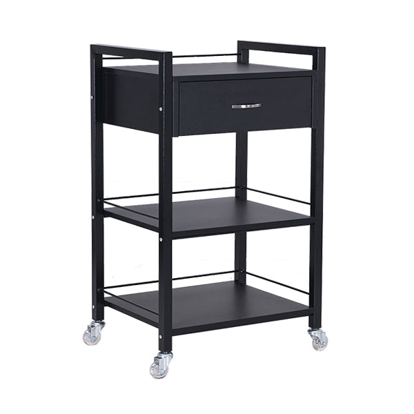 Bella 1 Drawer Trolley Black