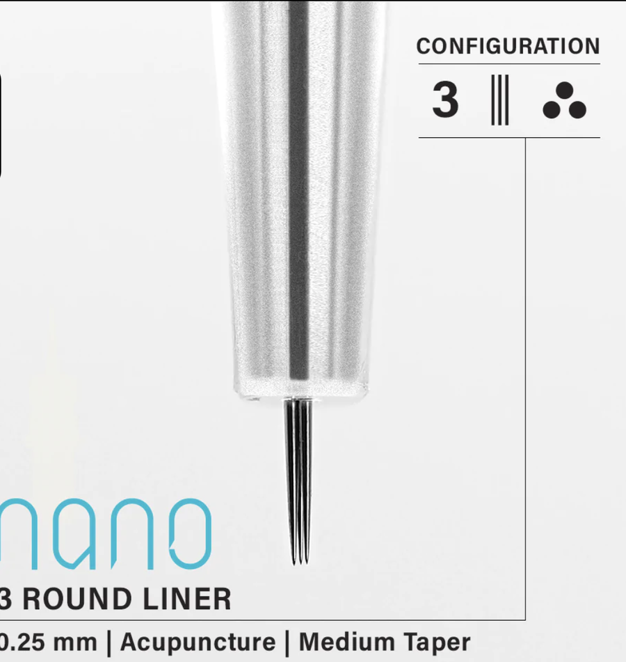 Vertix Nano 3 Round Liner 0.25mm (20 Pack) C4