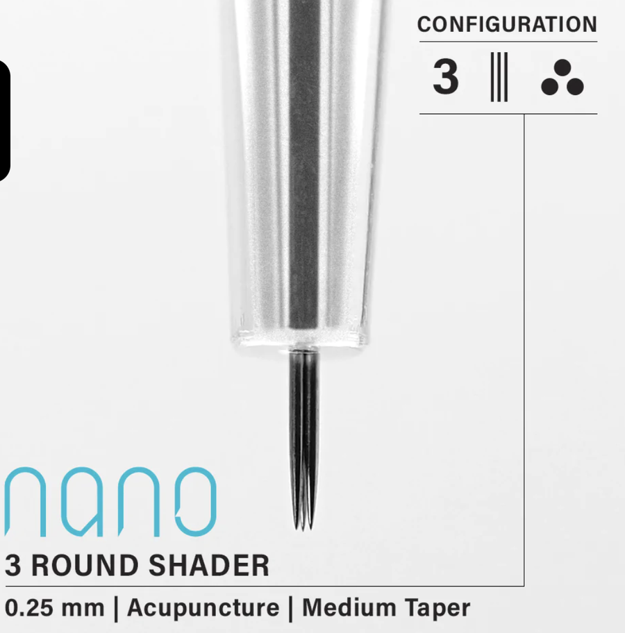 Vertix Nano 3 Shader Medium Taper (20 Pack) E1