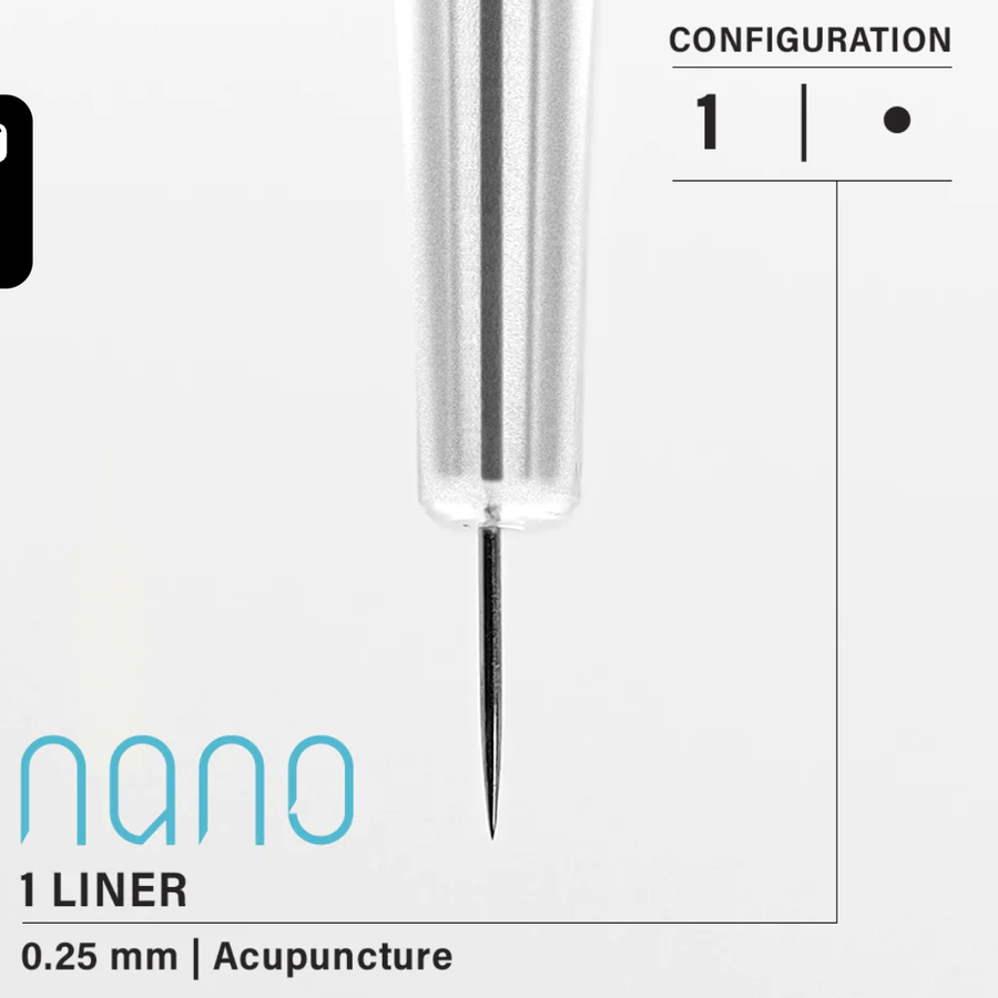 Vertix Nano 1 Round Liner 0.25mm (20 Pack) C2