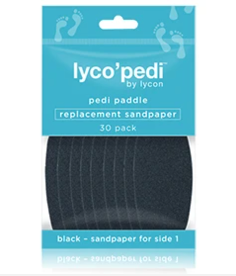 Lyco Pedi Replacement Sandpaper 30pk