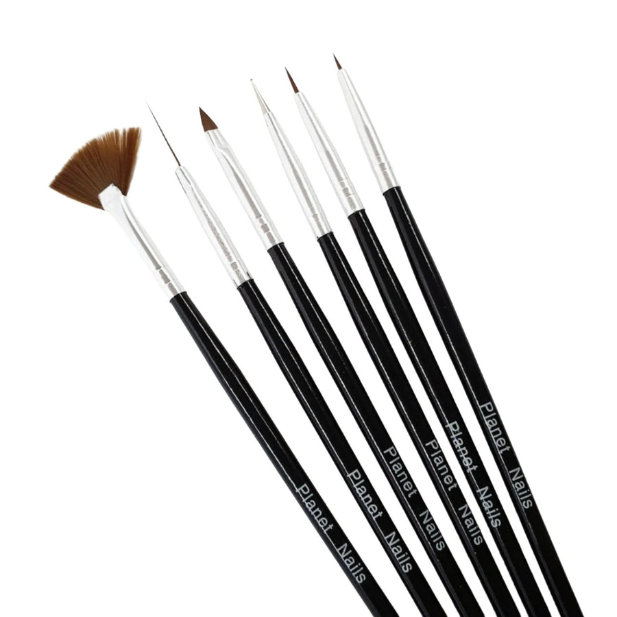 Art Brush Set - 5 Brushes & Dotting Tool