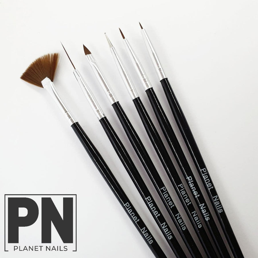 Art Brush Set - 5 Brushes & Dotting Tool