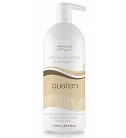 Natural Look Glisten Body Massage Oil 1 Litre